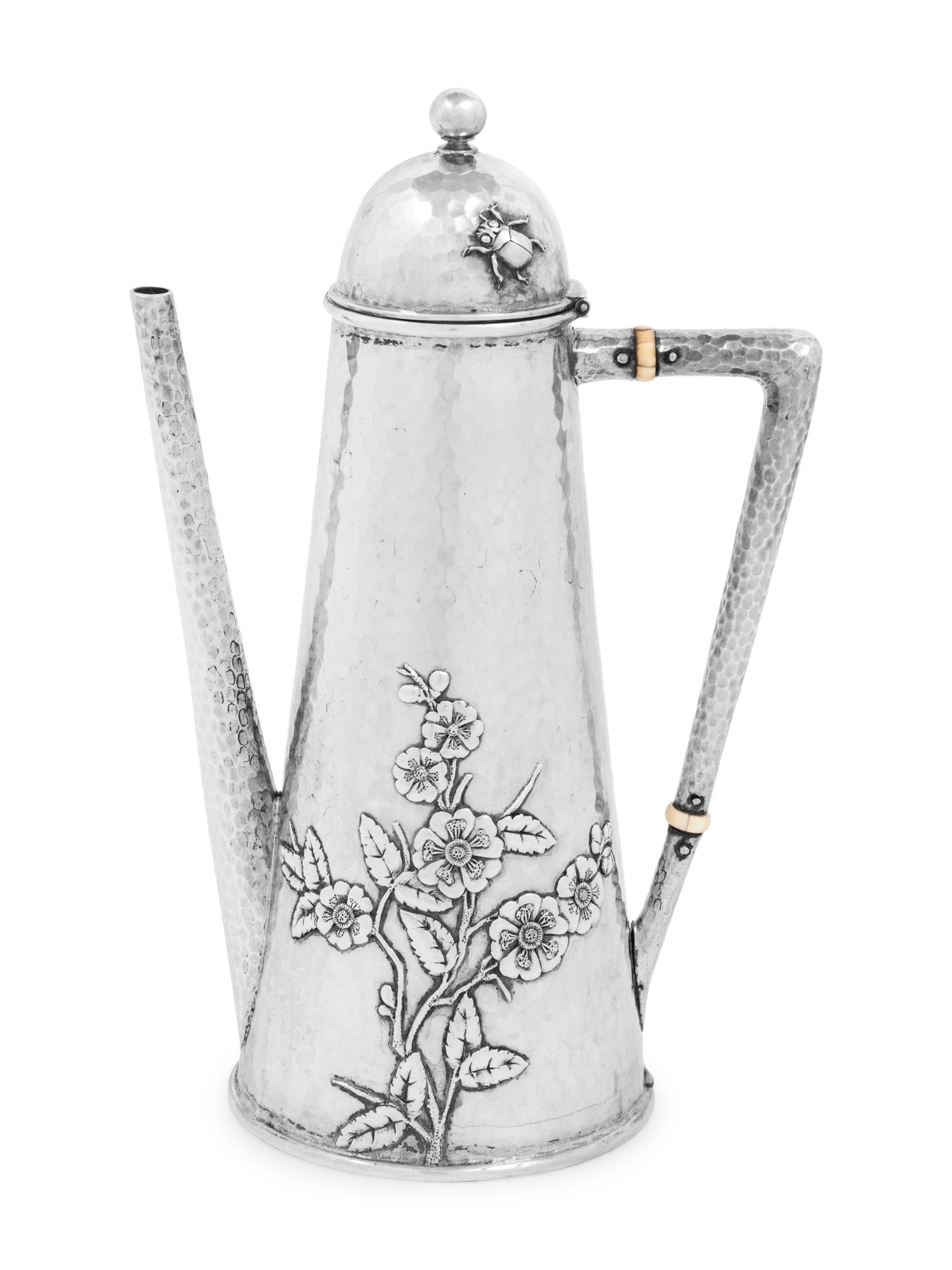 An American Silver Coffee Pot