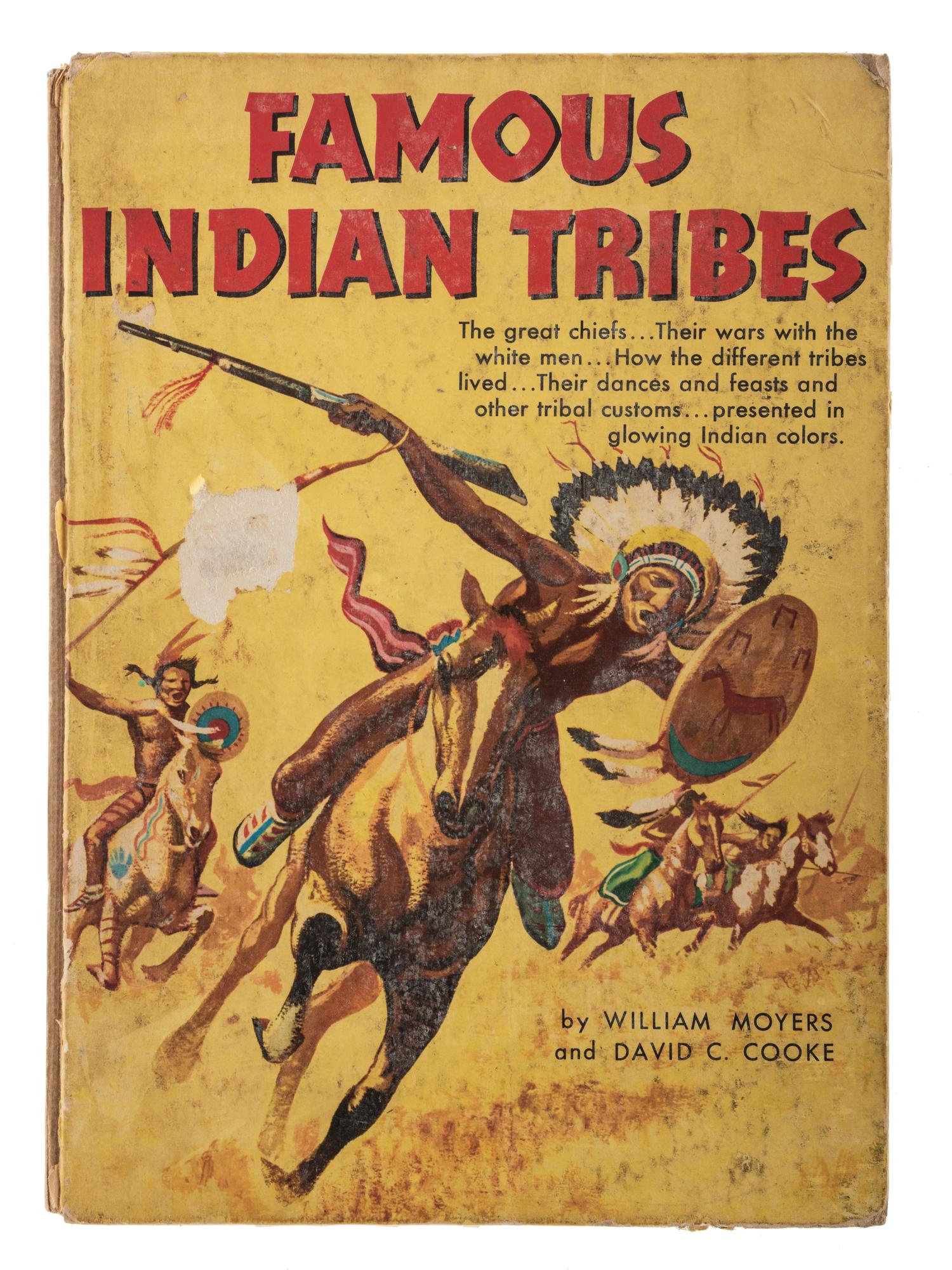 [WILD WEST SHOWS]. A group of 10 items, incl. Western periodicals and enlarged portrait of Buffalo Bill.
