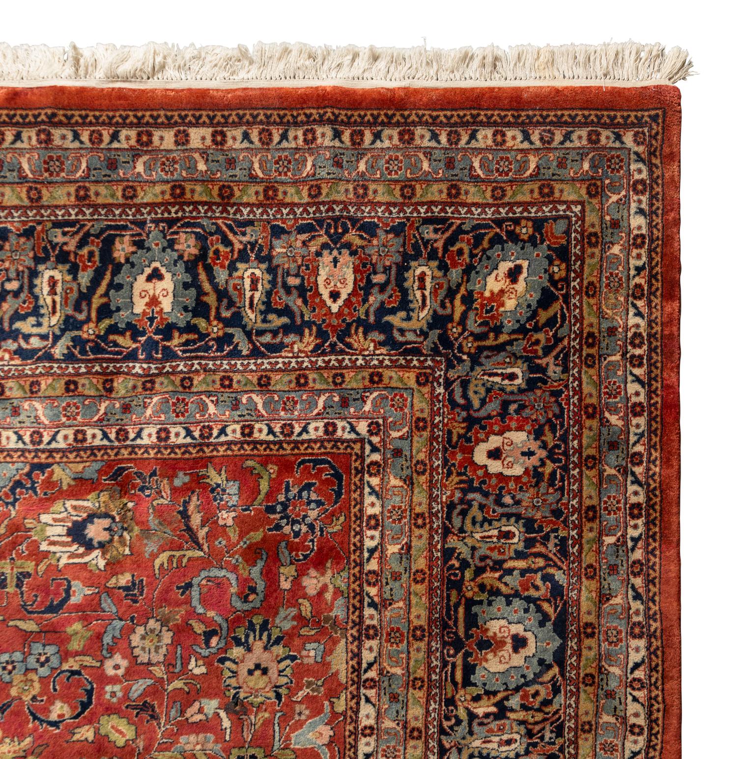 A Kashan Wool Rug