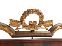 An Italian Painted and Parcel Gilt Mahogany Pier Table and Mirror