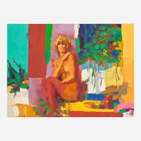 Nicola Simbari (Italian, 1927-2012) Seated Nude