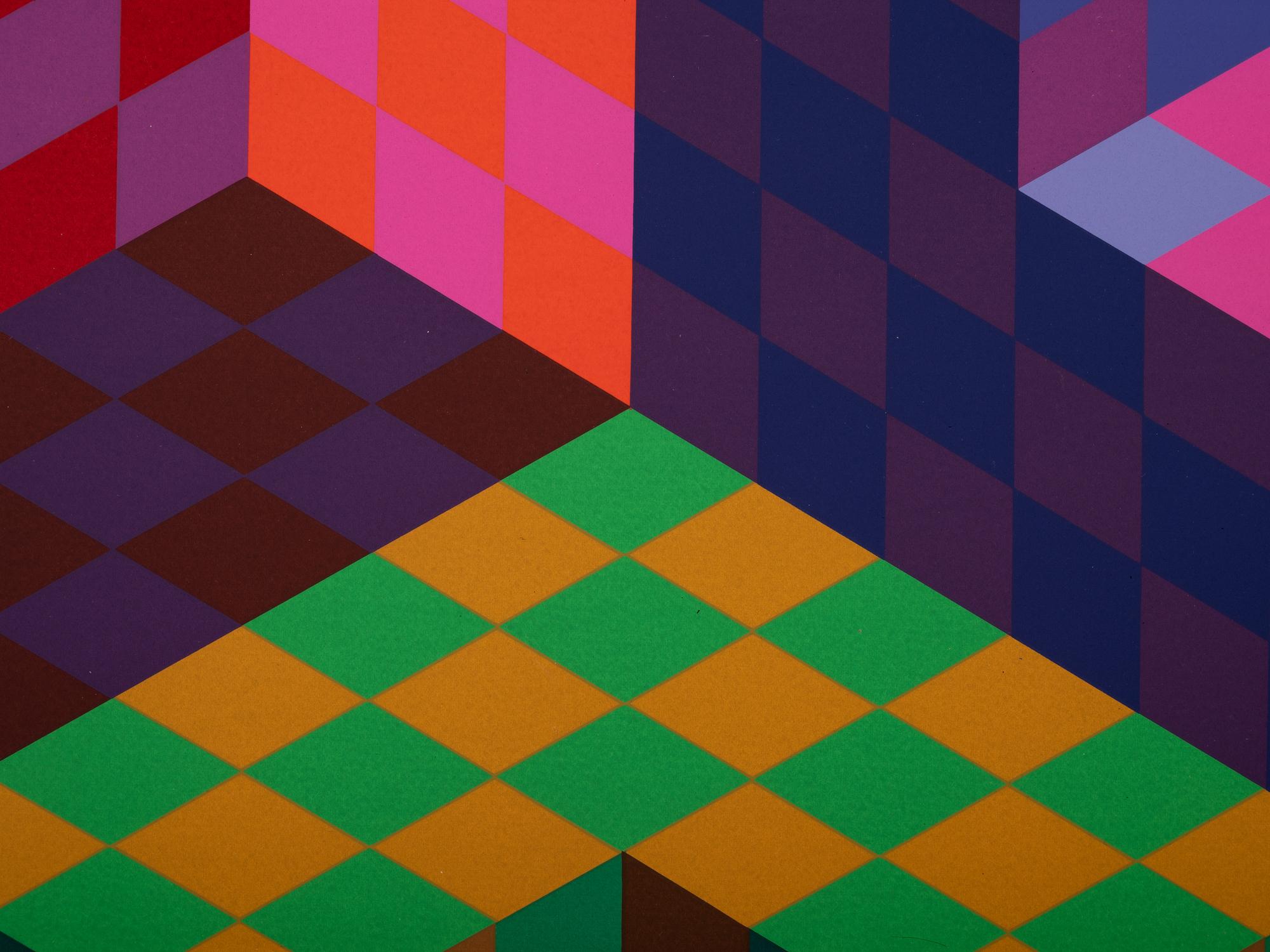 Message of Peace; Hexa 5 (a pair of prints from The Official Arts Portfolio of the XXIVth Olympiad, Seoul, Korea )
