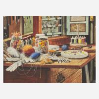 Stevan Dohanos (American, 1907–1995) Tying Flies (Saturday Evening Post Cover)