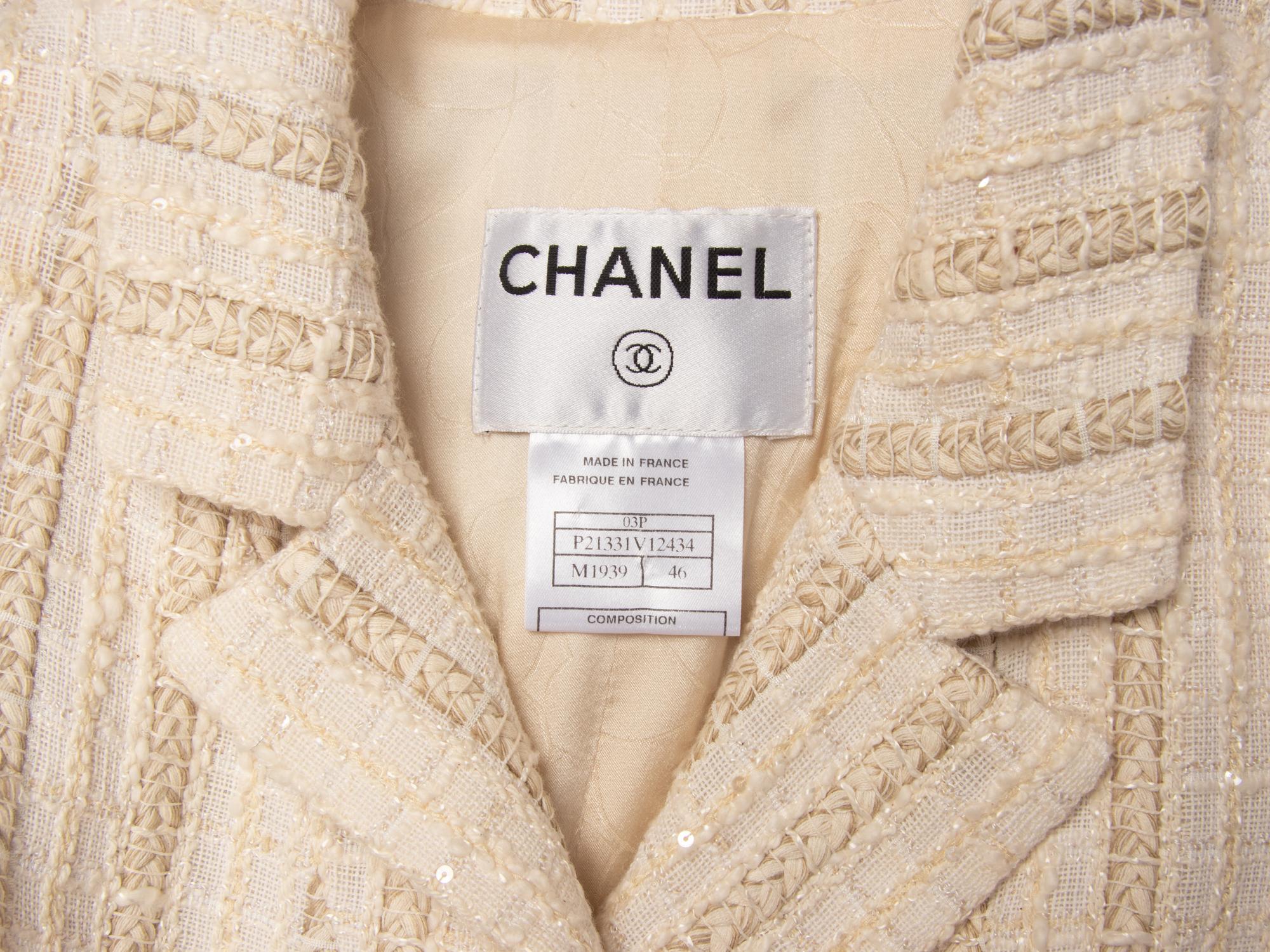 Chanel, Three-Quarter Tweed Jacket