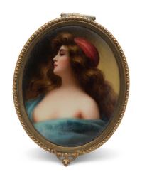 A Group of Continental Portrait Roundels and Panels