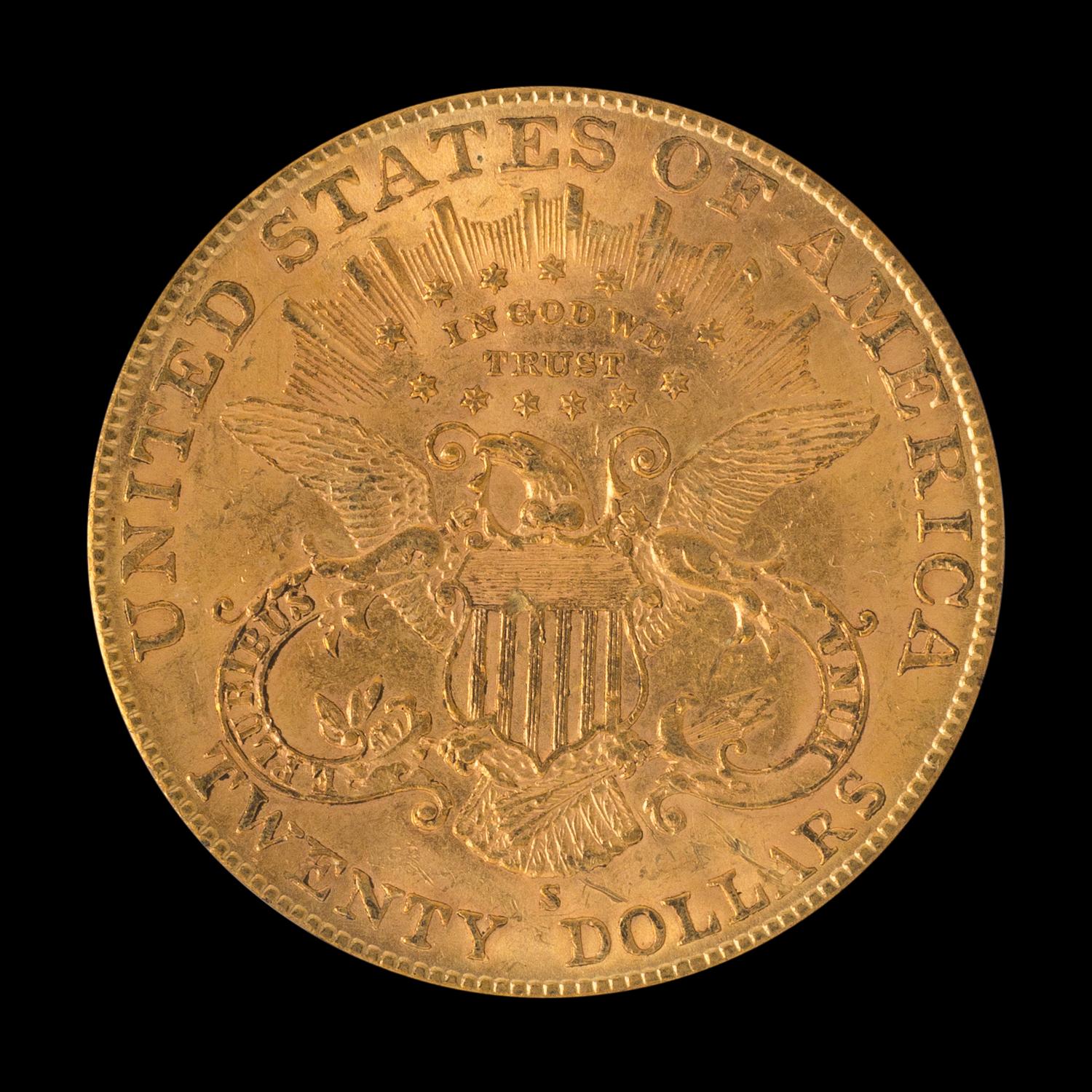 A United States 1905-S Liberty Head $20 Gold Coin