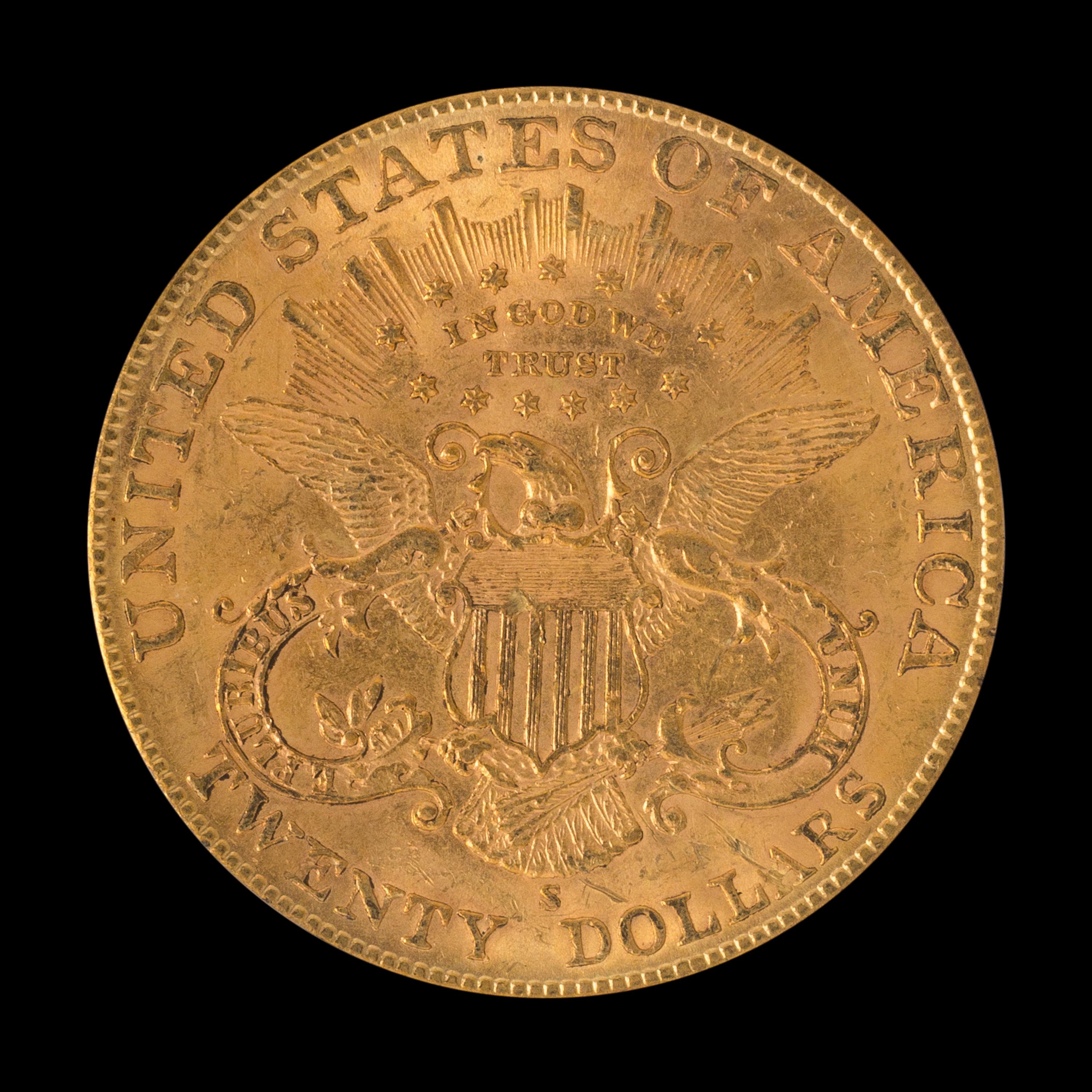 A United States 1905-S Liberty Head $20 Gold Coin