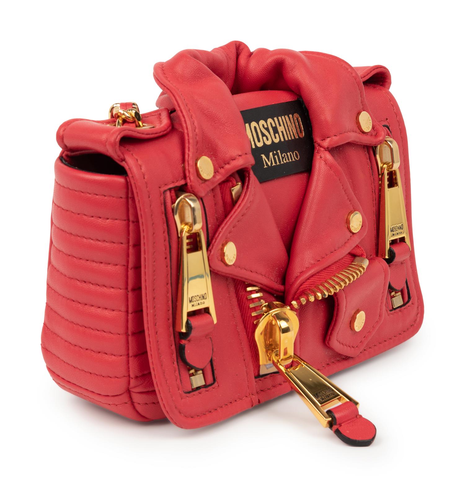 Two Moschino Leather Handbags, c.2015