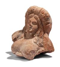 An Egyptian Terracotta Bust of Baubo