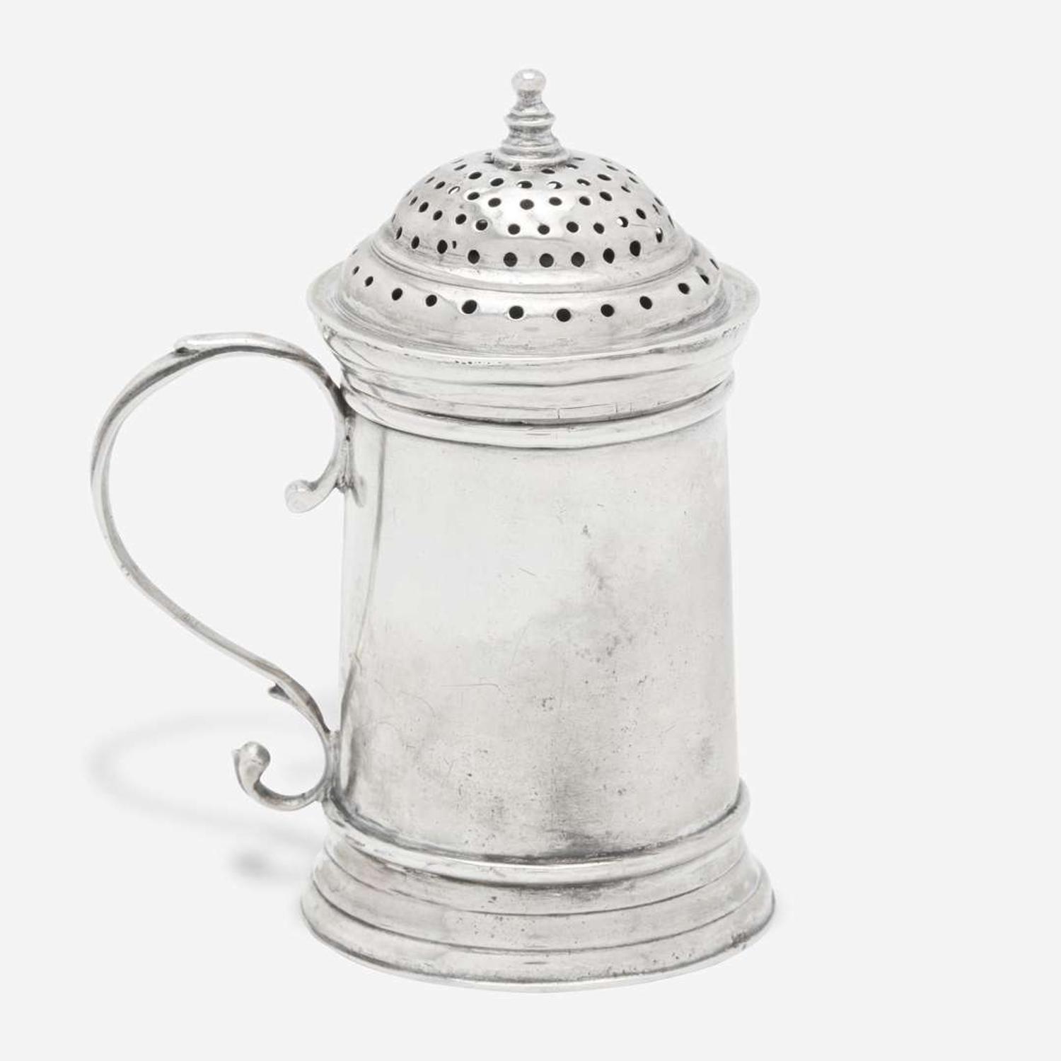 A silver dredger Jacob Hurd (1703-1758), Boston, MA, circa 1730