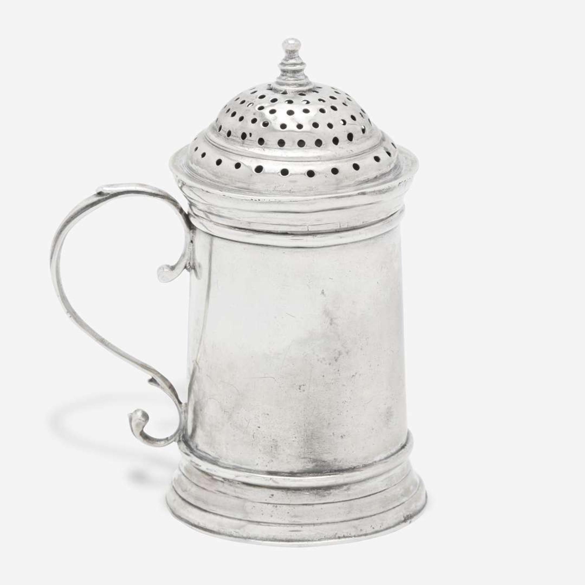 A silver dredger Jacob Hurd (1703-1758), Boston, MA, circa 1730