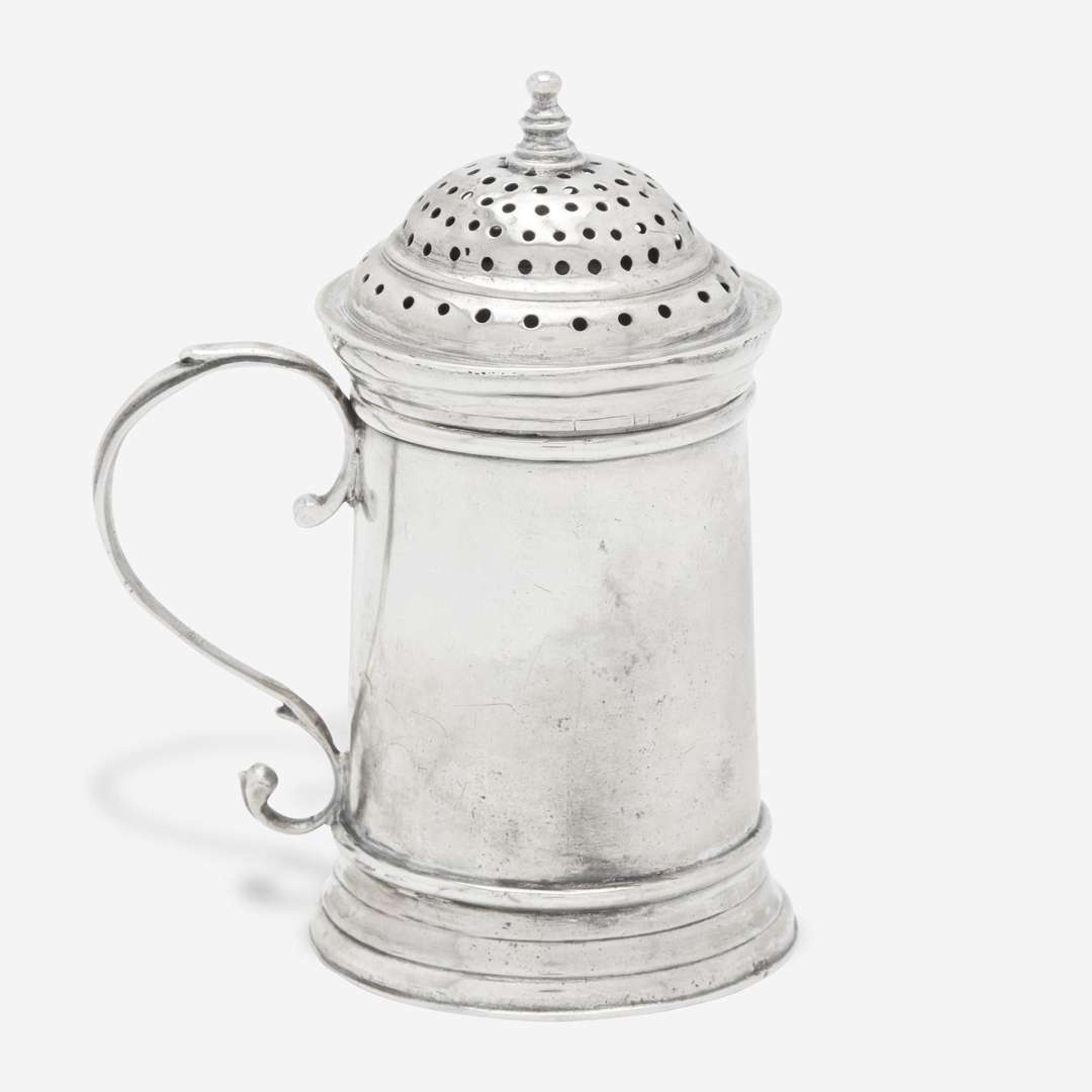 A silver dredger Jacob Hurd (1703-1758), Boston, MA, circa 1730