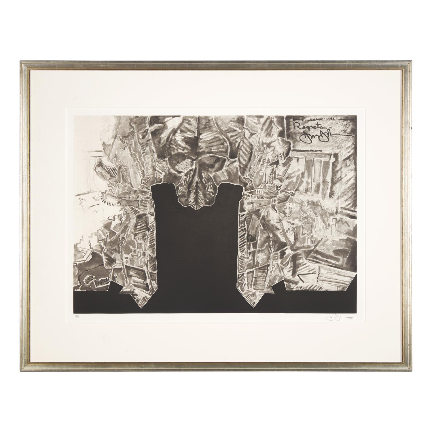 Jasper Johns (American, b. 1930) — Regrets , 2014