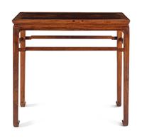 A Chinese Huanghuali Side Table, Tiaozhuo