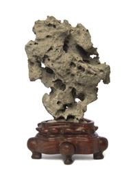 A Ying Scholar's Rock Height 5 1/8 inches.