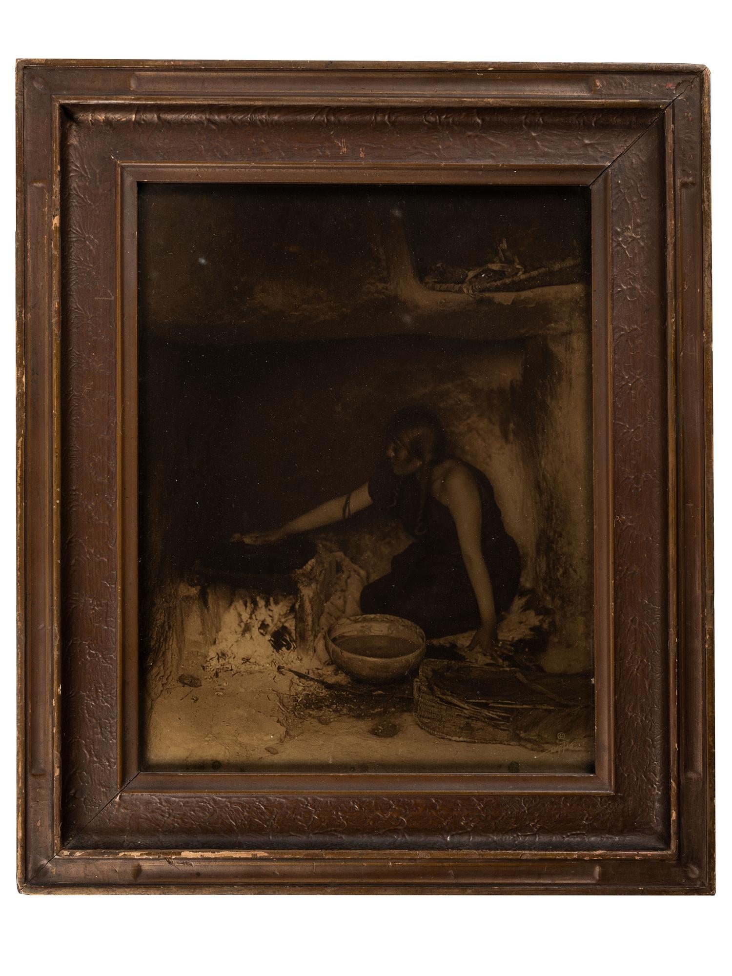 Edward S. Curtis (1868-1952) Piki Maker, 1906