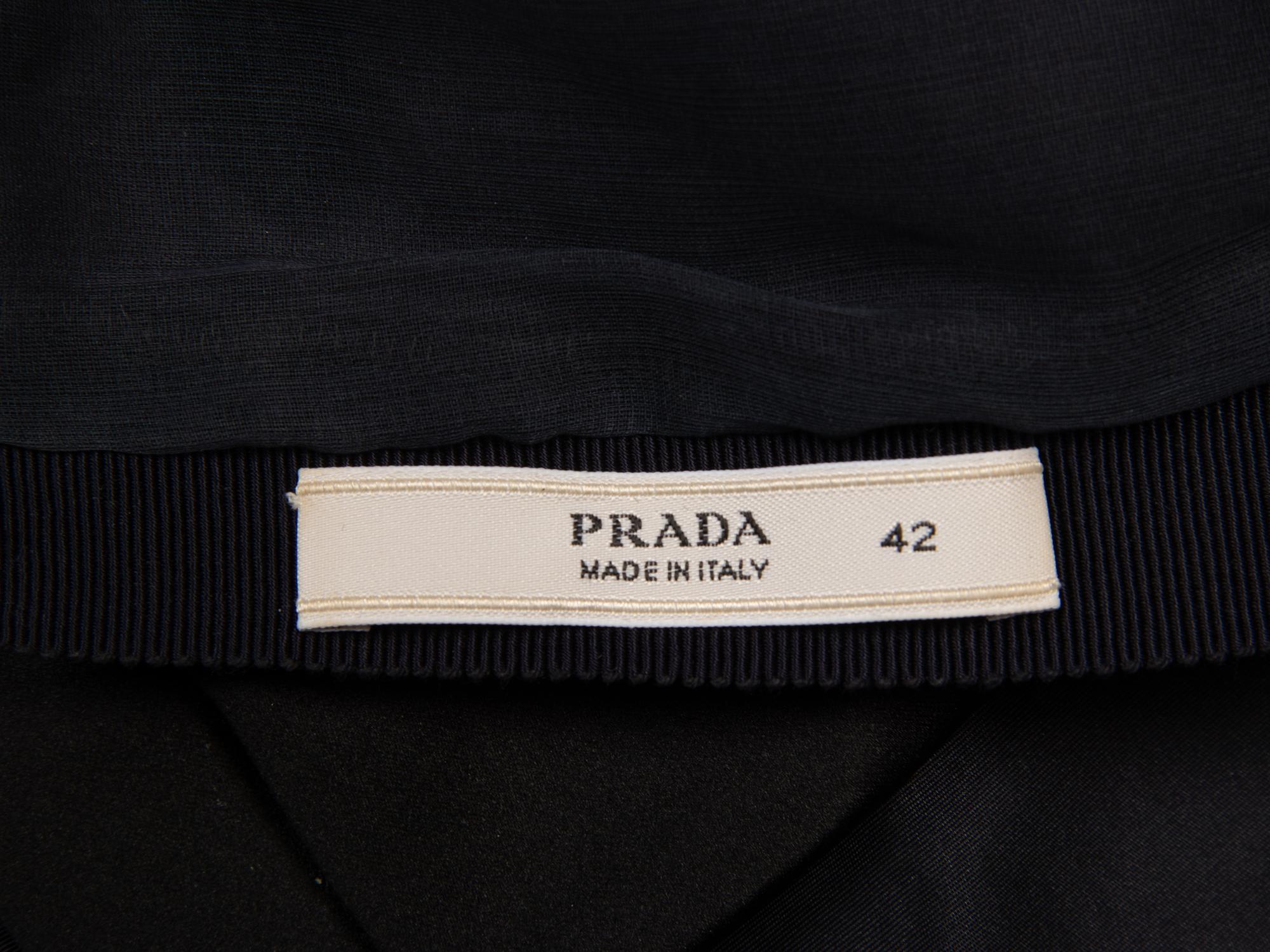Prada, Faille Sheath Dress