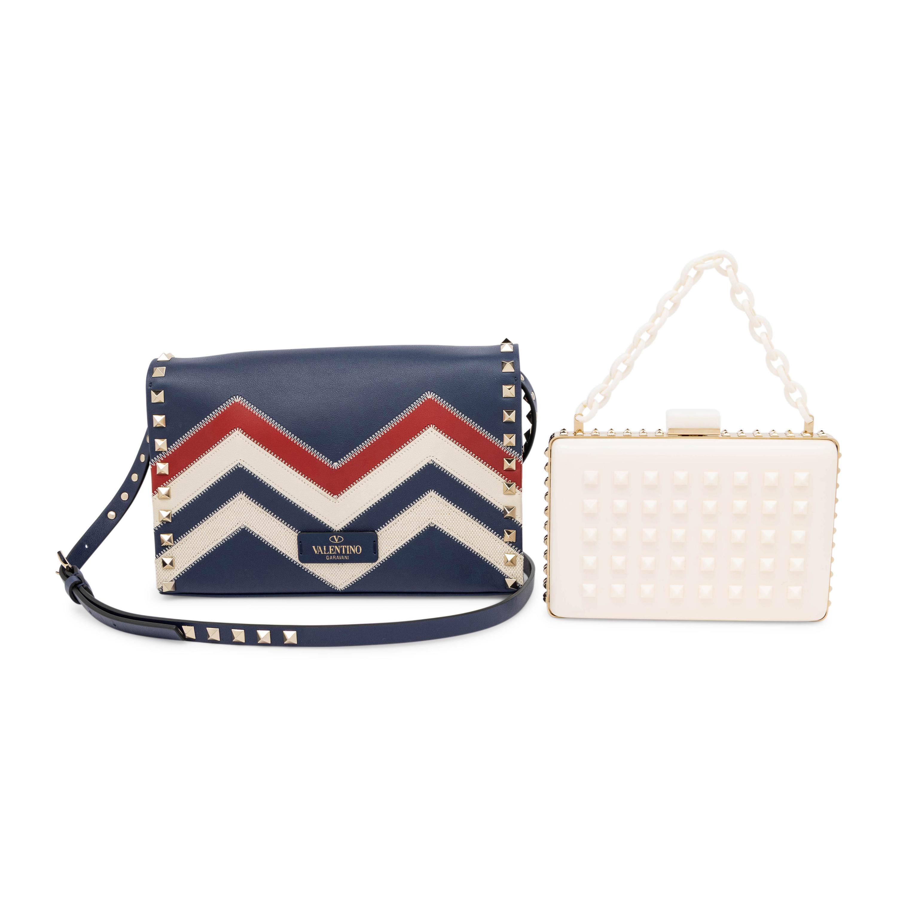 Valentino, Rockstud Shoulder Bag & Minaudière