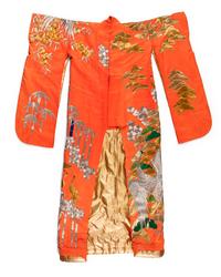 A Japanese Embroidered Silk Robe