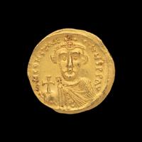 [ANCIENTS] BYZANTINE EMPIRE. Constans II (c. 650 AD). Constantinople Mind. Av Solidus (4.4g, 21mm)