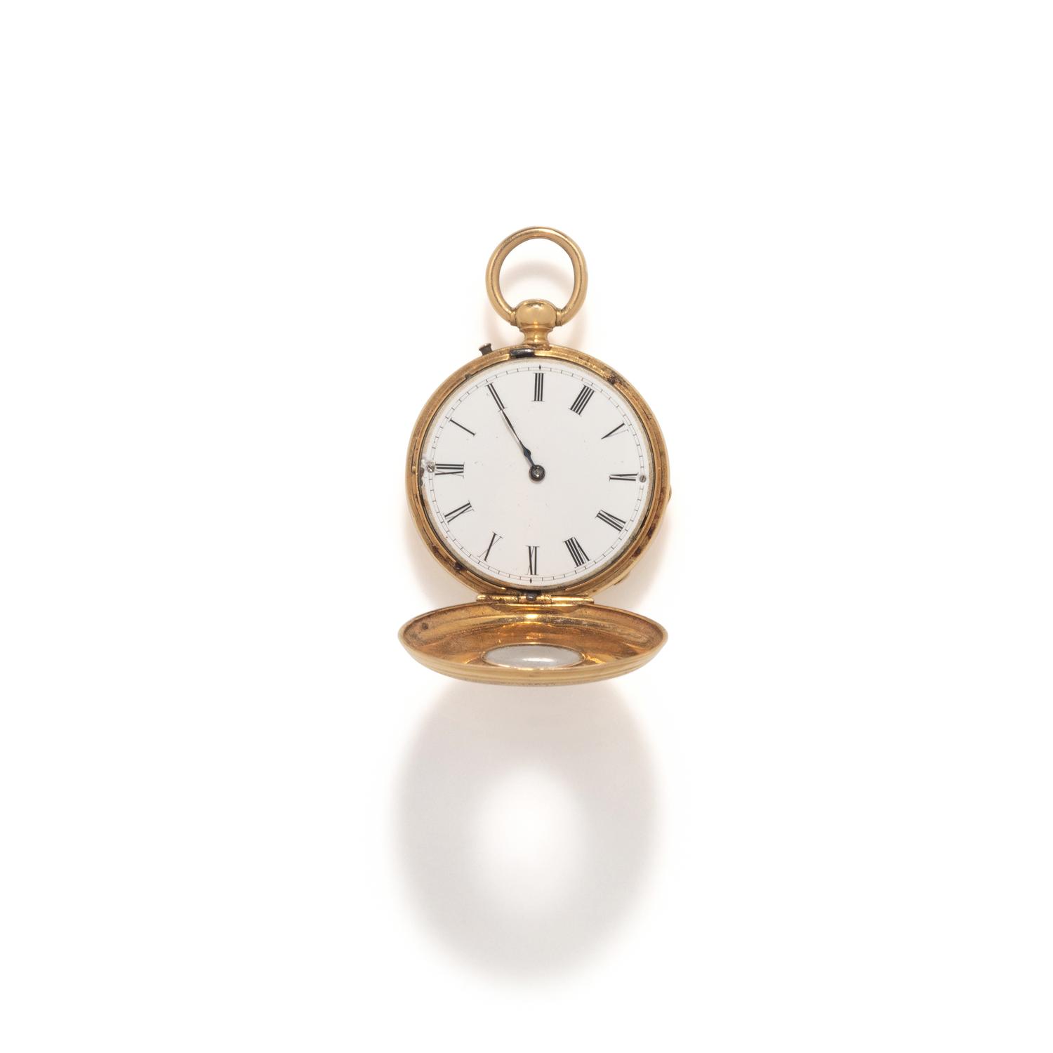 18K YELLOW GOLD POCKET WATCH