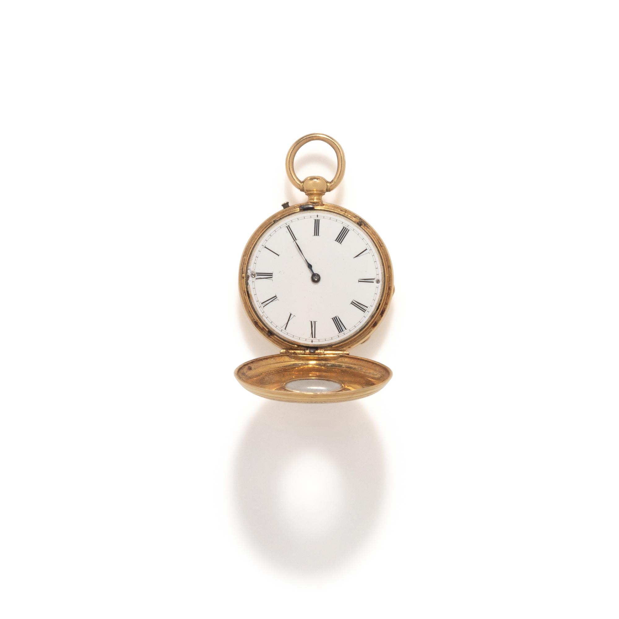 18K YELLOW GOLD POCKET WATCH