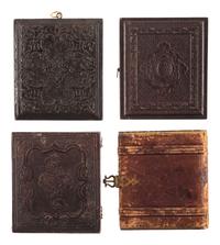[EARLY PHOTOGRAPHY]. A group of 33 daguerreotypes, ambrotypes, tintypes, and CDVs of men of varying ages, including: