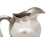 An American Silver Pitcher