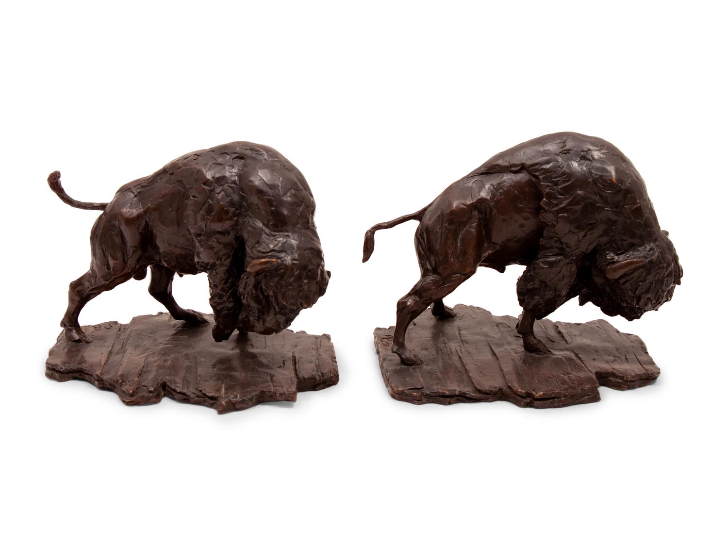 Pair, American Bison , edition 1/9