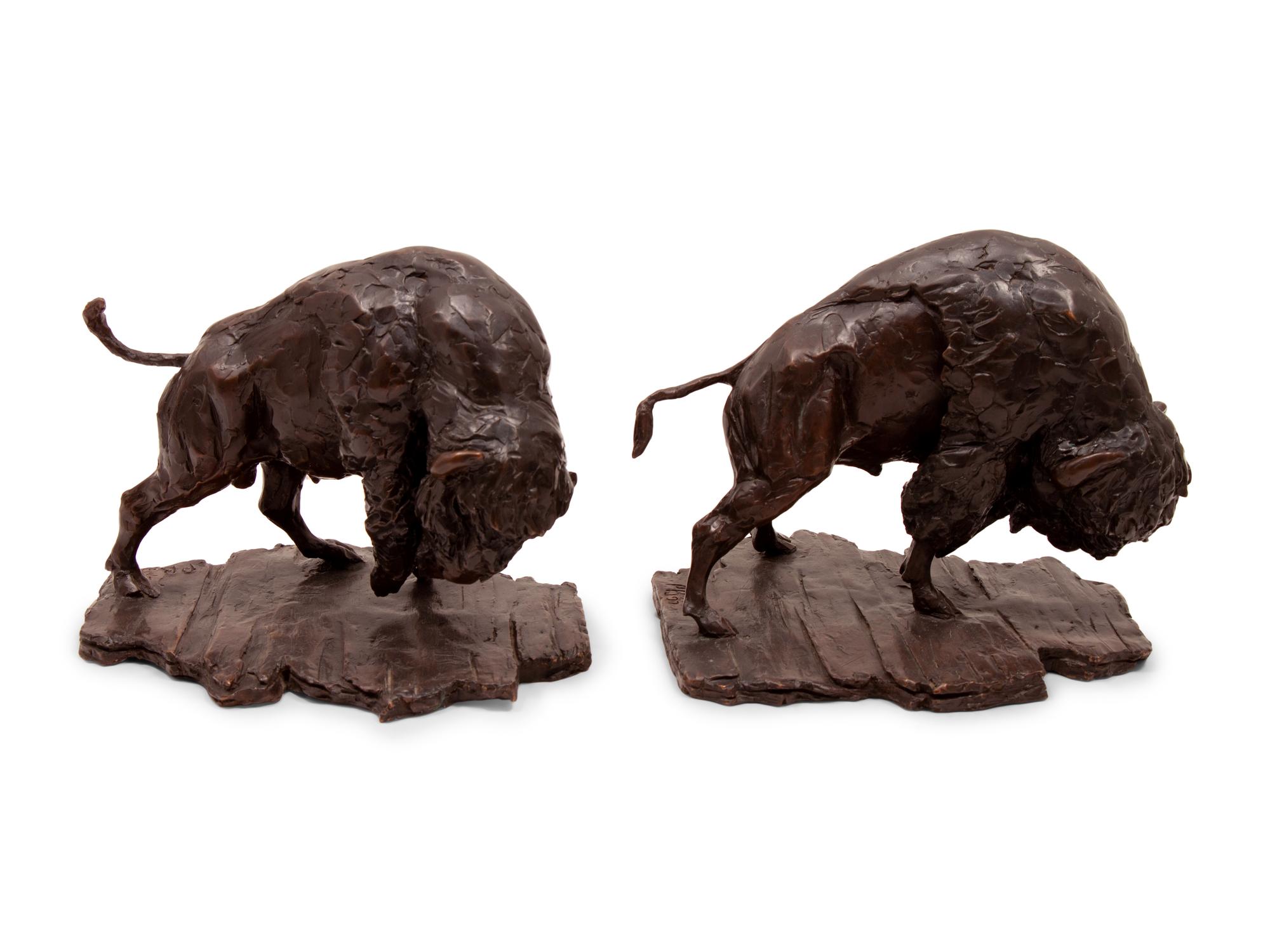 Pair, American Bison , edition 1/9