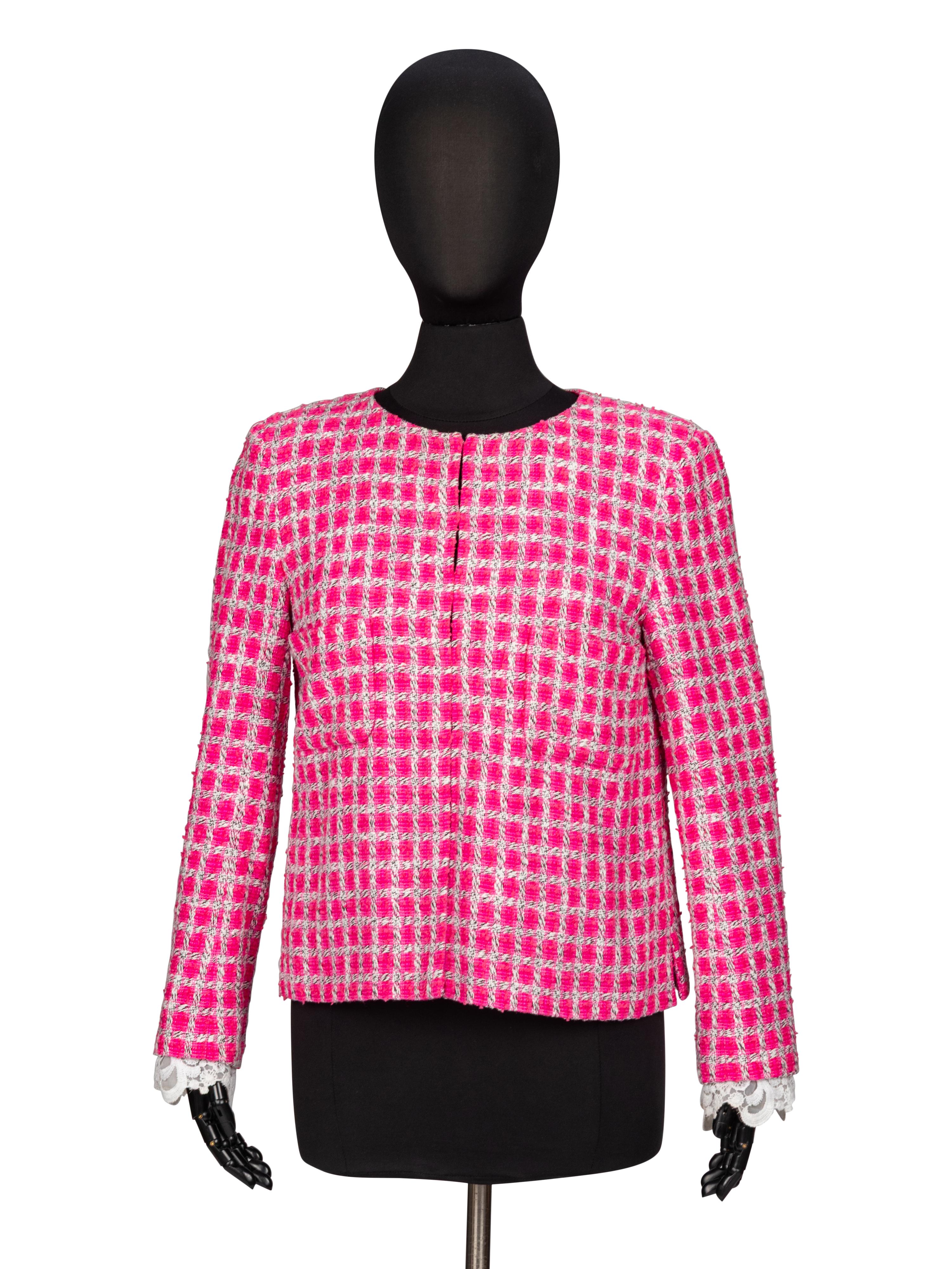 Chanel, Hot Pink Tweed Jacket