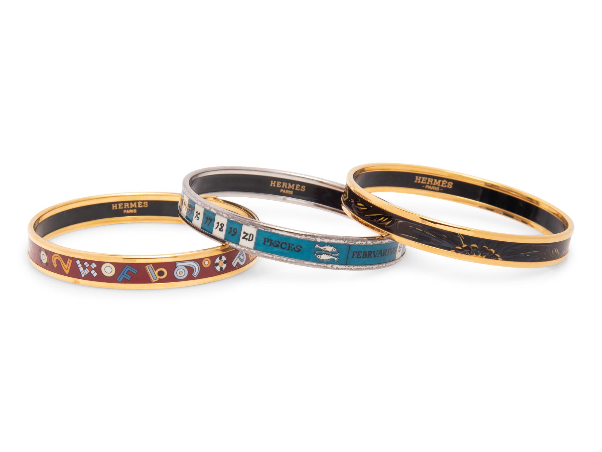 Three Hermès Bracelets