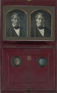 [Daguerreotype] Man in Kilburn Viewing Case