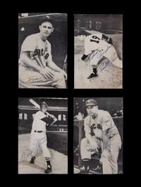 A Collection of 1950s Chicago White Sox Signed Autograph Postcards Including Nellie Fox