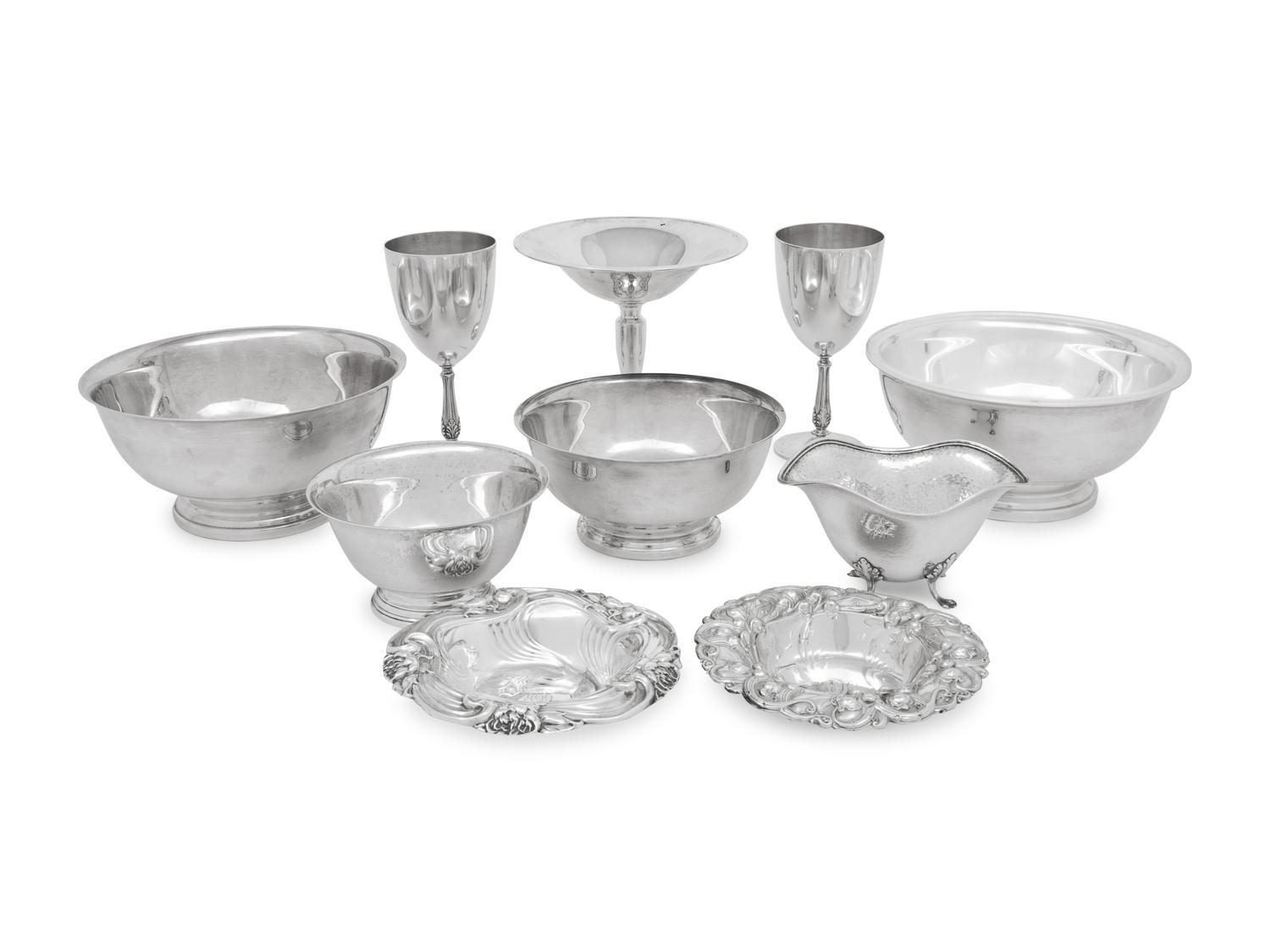 A Group of American Silver and Silver-Plate Articles