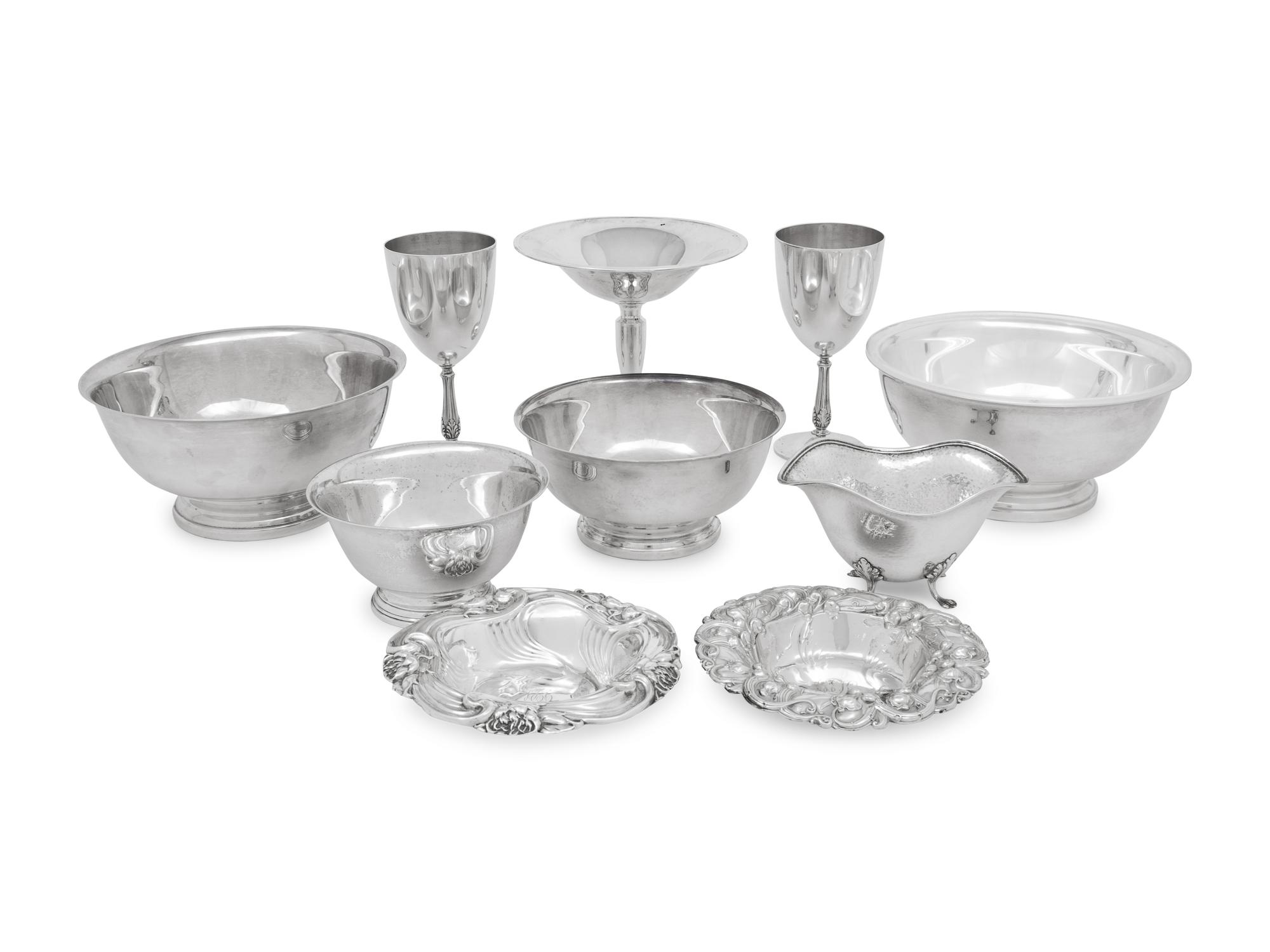 A Group of American Silver and Silver-Plate Articles