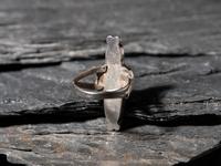 Zuni Silver and Mosaic Inlay Figural Ring