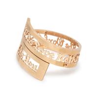 YELLOW GOLD BANGLE BRACELET