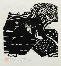 Naoko Matsubara, (Japanese, b. 1937), No Dancer and Spring Mirror (a pair of works)