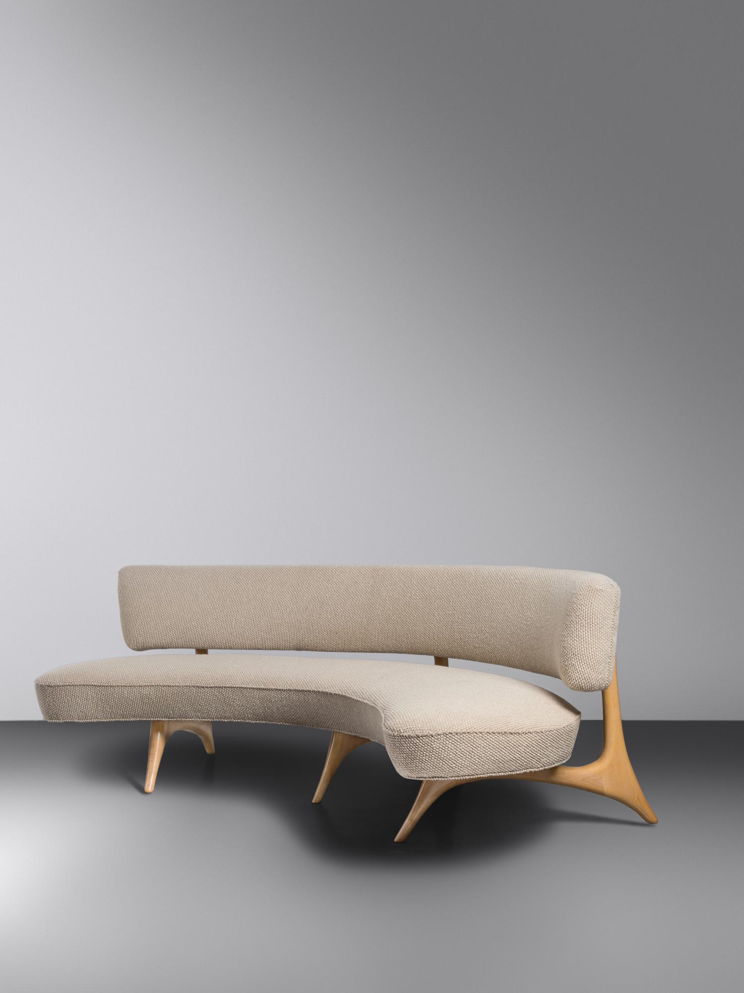 Floating Seat and Back Sofa Vladimir Kagan Designs Inc., USA