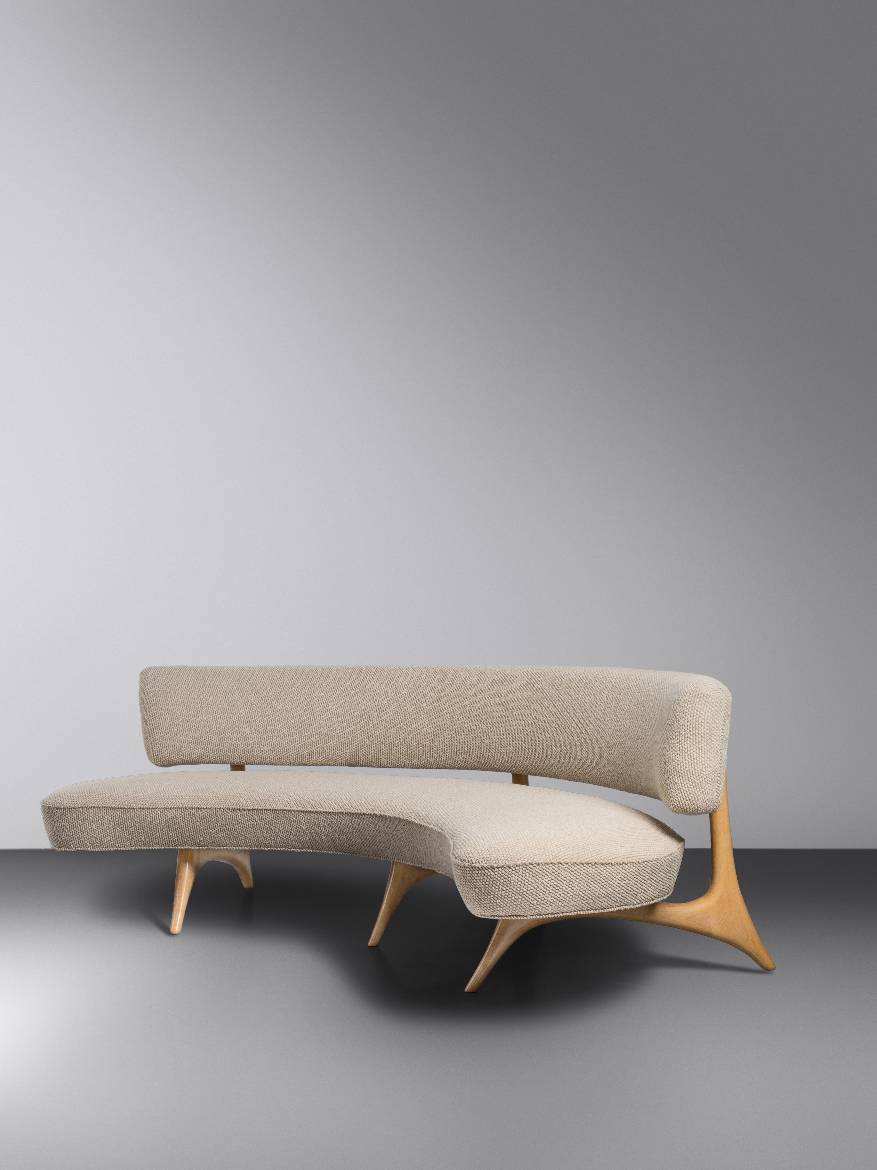 Floating Seat and Back Sofa Vladimir Kagan Designs Inc., USA