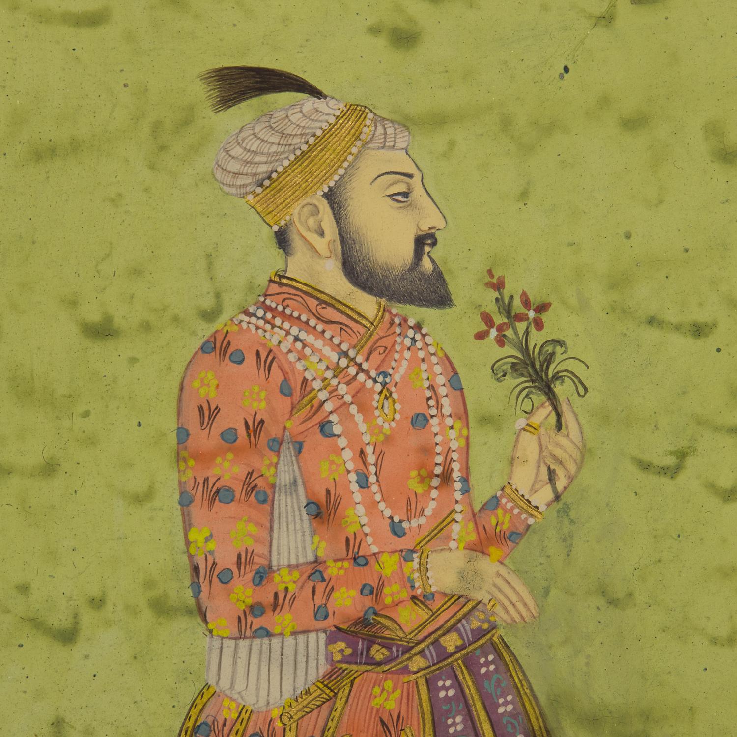 A Profile Painting of a Mughal Prince, Possibly Suba Khan Tanoli, North India, 19th/20th Century