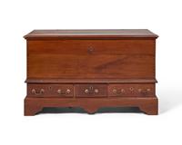 A Chippendale Walnut Blanket Chest