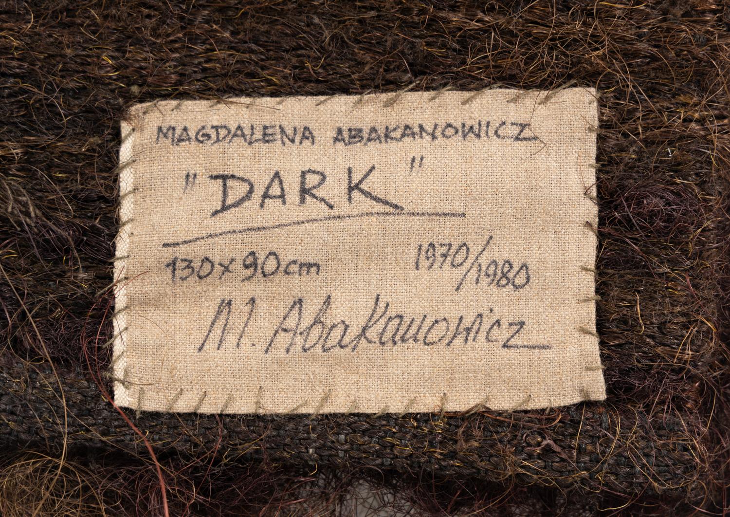 Dark , 1970-80