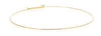 A 14 Karat Yellow Gold Torque Necklace. 7.80 dwts.