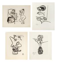 A group of four prints from Unité , 1963-65