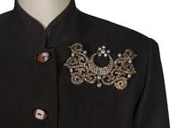 Two Emmelle Suits Accompanied by a Collection of Costume Jewelry and Caiman Handbag