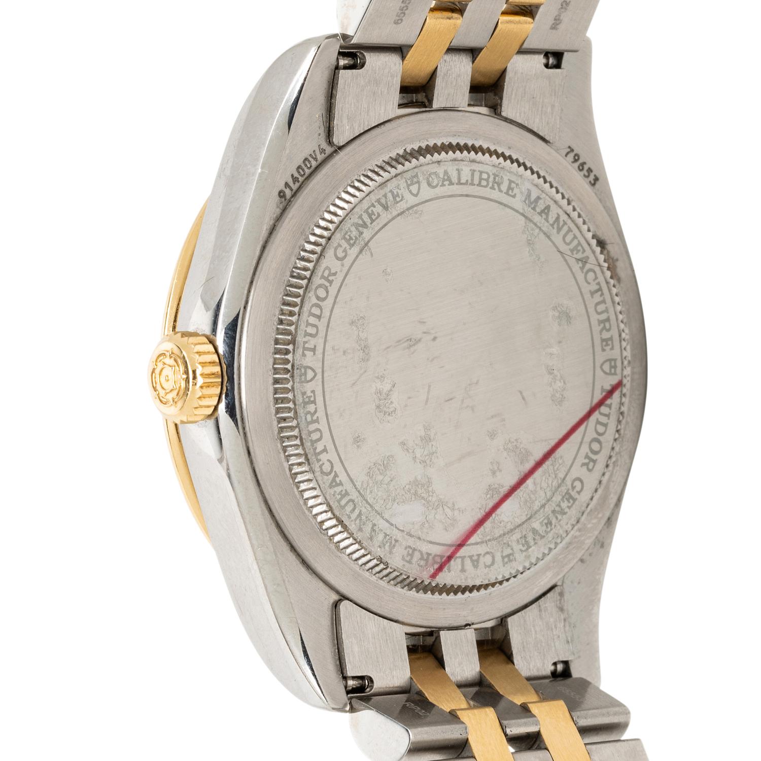 TUDOR, REF. 79653 'BLACK BAY' STAINLESS STEEL AND YELLOW GOLD WATCH WITH DIAMOND BEZEL AND INDICES