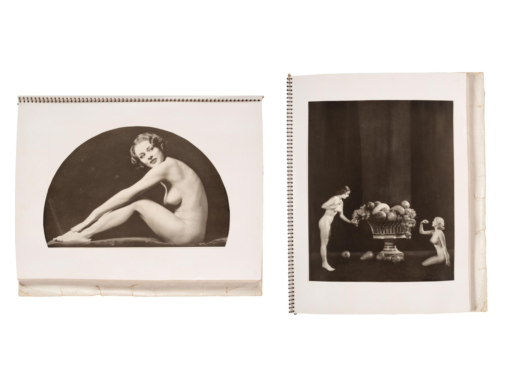 JOHNSTON, Alfred Cheney (1885-1971). Enchanting Beauty collection of memorabilia, incl. mockup, notes, glass plate negatives, and correspondence highlighted by Norman Rockwell ALS.