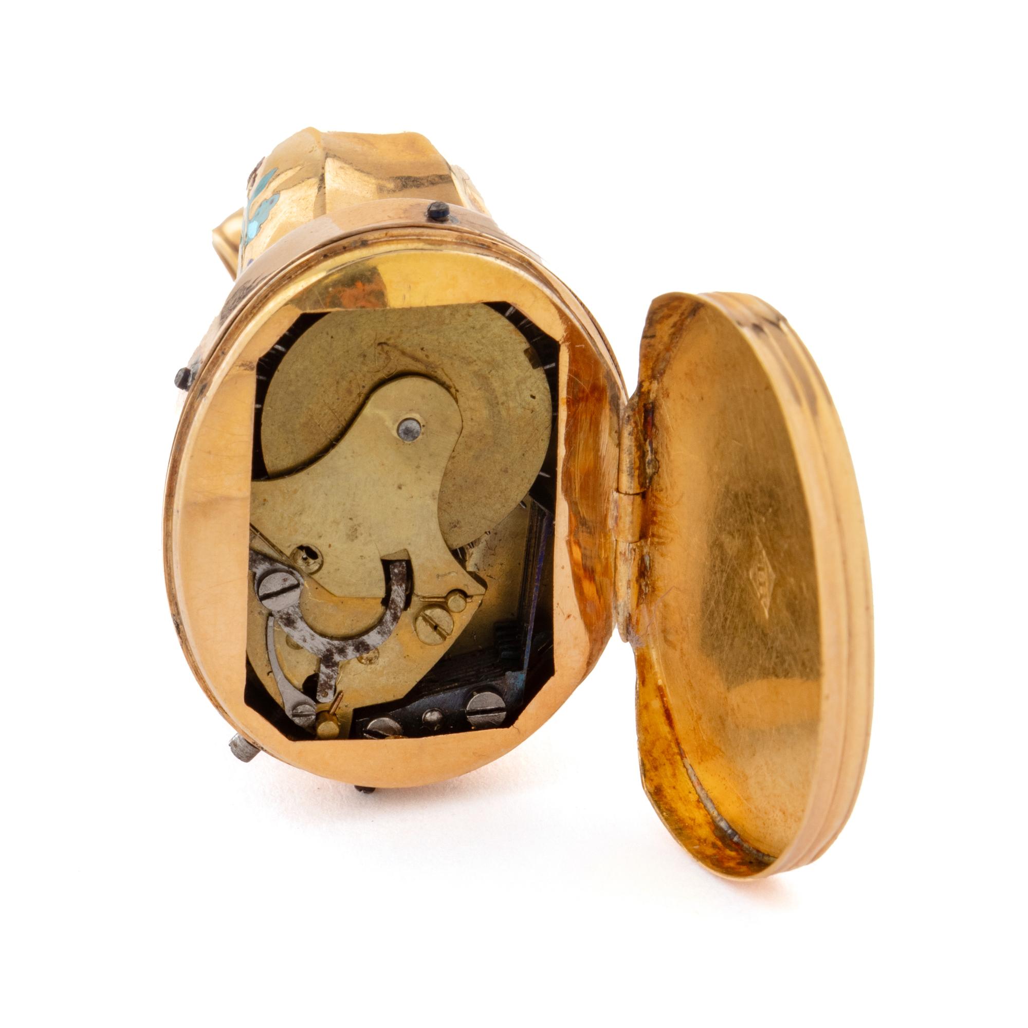 A Gold Musical Fob Seal